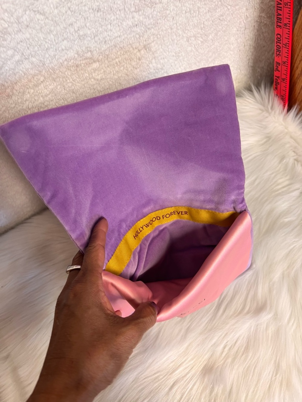 Gucci Pink and Purple Sunglasses Pouch Set - Picture 5 of 6